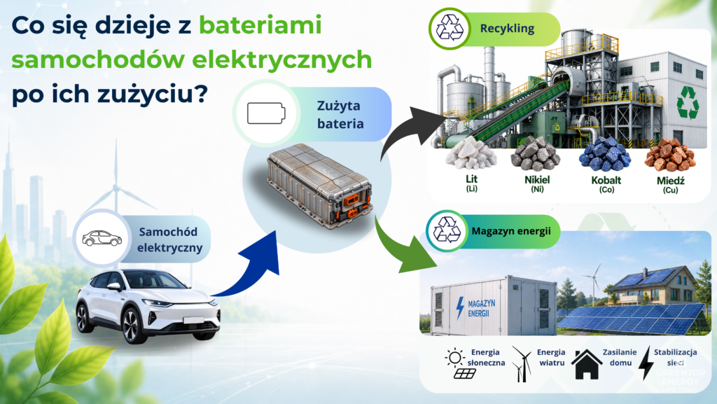 CO SIĘ DZIEJE Z BATERIAMI SAMOCHODÓW ELEKTRYCZNYCH PO ICH ZUŻYCIU?